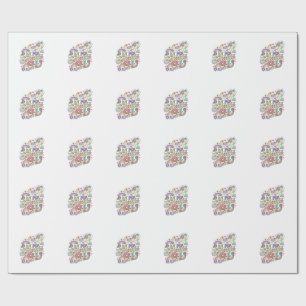 Unicorn In My Sparkle Era Kawaii Apparel Graphic_1 Wrapping Paper