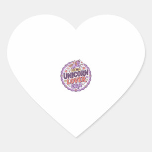 Unicorn In My Unicorn Lover Era Whimsical Merch De Heart Sticker