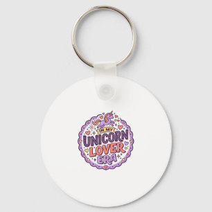 Unicorn In My Unicorn Lover Era Whimsical Merch De Key Ring