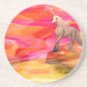 Unicorn in Painted Desert Coaster