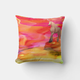 Unicorn in Painted Desert Cushion