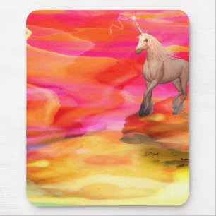 Unicorn in Painted Desert Mouse Pad