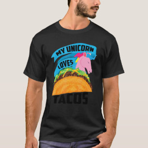 Unicorn In Taco Cool Nacho Cinco De Mayo  Costume T-Shirt
