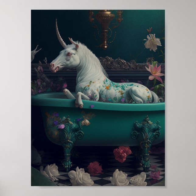 Unicorn in the Bathtub Poster (Front)