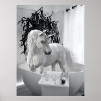 Unicorn in the Bathtub Poster