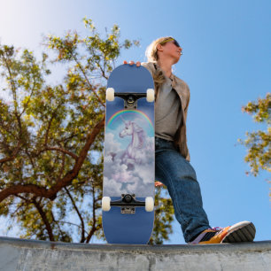 Unicorn in the Clouds Skateboard