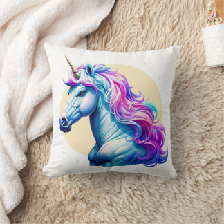 Unicorn in the Moonlight Cushion