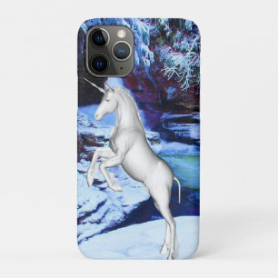 Unicorn in the Snow iPhone 11 Pro Case