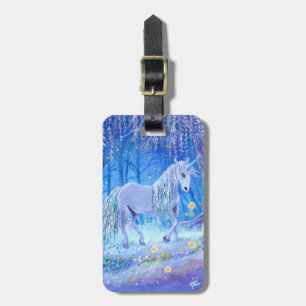 Unicorn in the Woods Luggage Tag