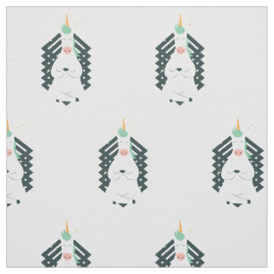 Unicorn in Yoga Pose Fabric