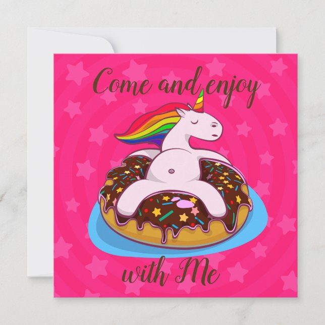 Unicorn Invitation (Front)