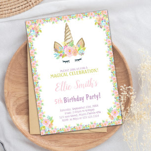 Unicorn Invitation