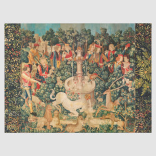 UNICORN IS FOUND / Fountain and Other Animals Tissue Paper