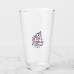 Unicorn Jingle Horns Charming Apparel Graphic_1 Glass