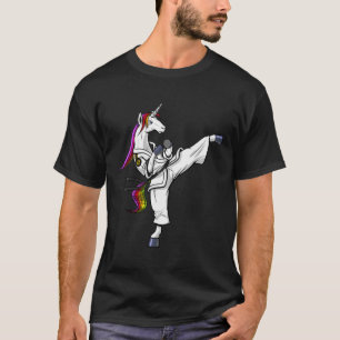 Unicorn Karate Ninja Martial Arts Judo Kickboxing T-Shirt