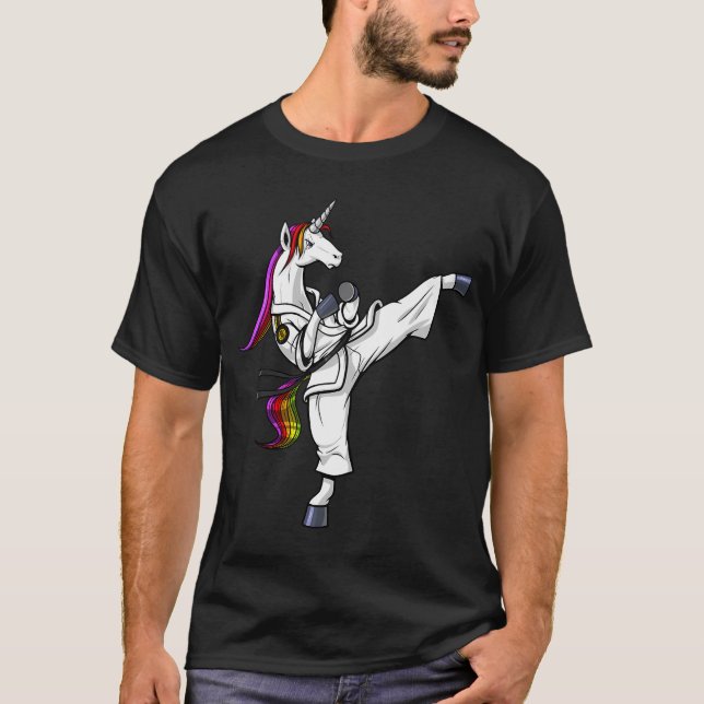 Unicorn Karate Ninja T-Shirt (Front)