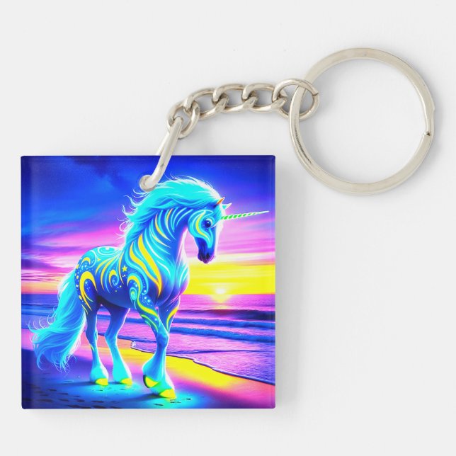 Unicorn Key Ring (Back)