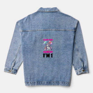 Unicorn Kids 2nd Birthday Party Boy 2 Year Old Bda Denim Jacket
