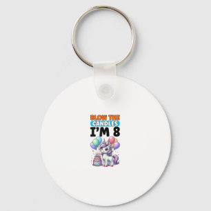 Unicorn Kids 8th Birthday Party Boy 8 Year Old Bda Key Ring