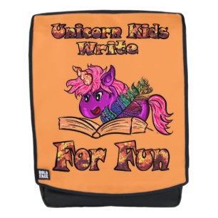 Unicorn Kids Write For Fun Backpack