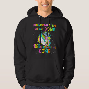 Unicorn Kindergarten Graduation Cute Unicorn Hoodie