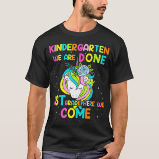Unicorn Kindergarten Graduation, Cute Unicorn  T-Shirt