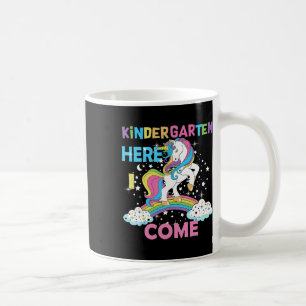Unicorn Kindergarten Here I Come School Kindergart Coffee Mug