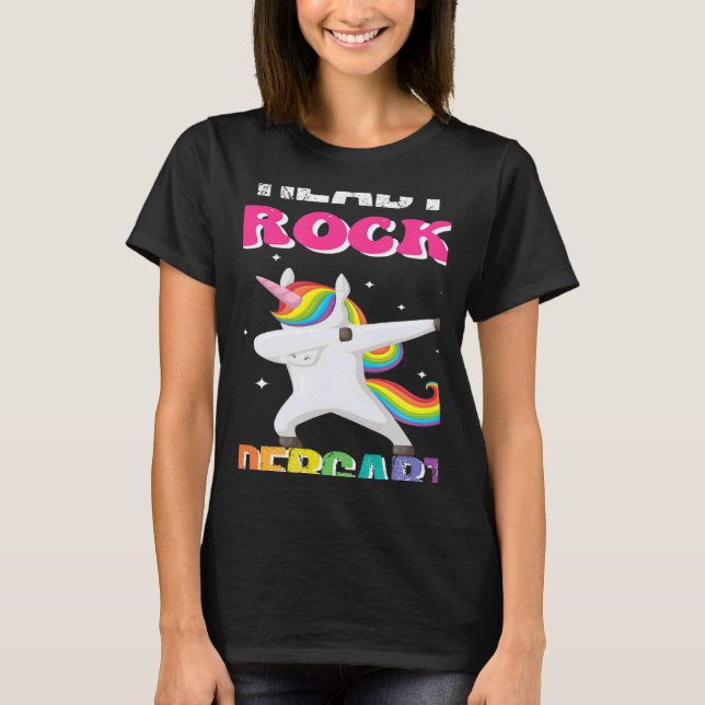 Unicorn Kindergarten Teacher 1st Day of School T-Shirt (Front)