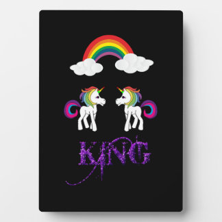 Unicorn King Plaque