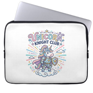 Unicorn Knight Club Print Ready Apparel Graphic_1 Laptop Sleeve