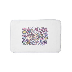Unicorn Knitting Crochet Unicorn Charming White Ba Bath Mat
