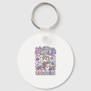 Unicorn Knitting Crochet Unicorn Charming White Ba Key Ring