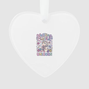 Unicorn Knitting Crochet Unicorn Charming White Ba Ornament