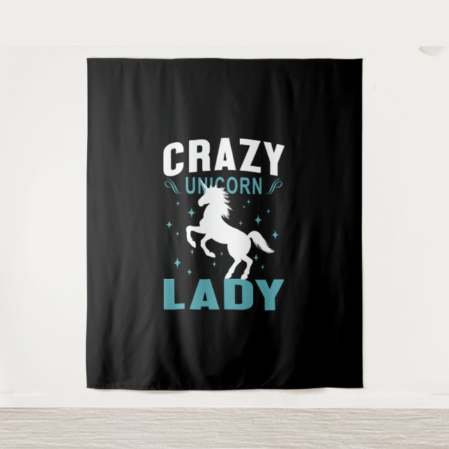 Unicorn Lady Tapestry (Front)