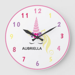 Unicorn Large Clock