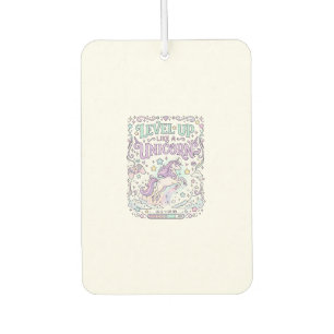 Unicorn Level Up Like a Unicorn Adorable Marketpla Car Air Freshener