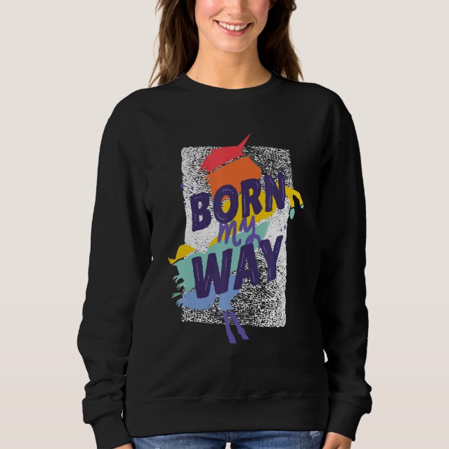 Unicorn LGBT Gay Lesbian Sweatshirt (Front)