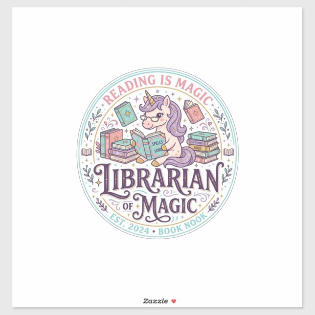 Unicorn Librarian of Magic Original Product Graphi (Sheet)
