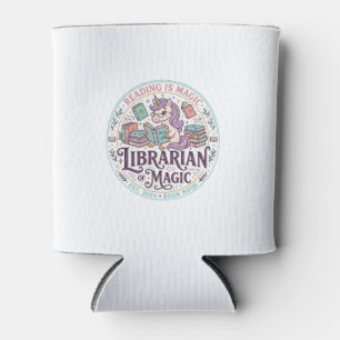 Unicorn Librarian of Magic Original Product Graphi Can Cooler
