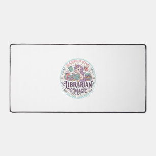 Unicorn Librarian of Magic Original Product Graphi Desk Mat