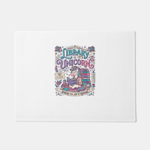 Unicorn Library Unicorn Colourful POD Artwork_1 Doormat