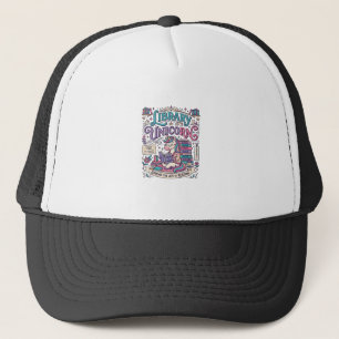 Unicorn Library Unicorn Colourful POD Artwork_1 Trucker Hat