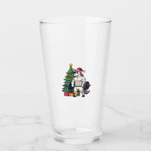 Unicorn Lifting Christmas Weightlifting Deadlift G Glass
