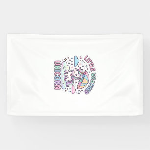 Unicorn Little Weather Unicorn Graphic Design Whit Banner