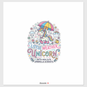 Unicorn Little Weather Unicorn Trendy Shirt Graphi