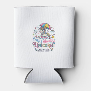 Unicorn Little Weather Unicorn Trendy Shirt Graphi Can Cooler