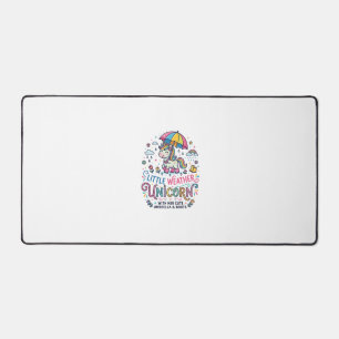 Unicorn Little Weather Unicorn Trendy Shirt Graphi Desk Mat