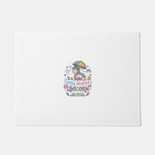 Unicorn Little Weather Unicorn Trendy Shirt Graphi Doormat