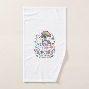 Unicorn Little Weather Unicorn Trendy Shirt Graphi Hand Towel