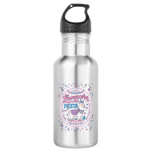 Unicorn Llamacorn Fiesta Playful Shirt Graphic_1 532 Ml Water Bottle